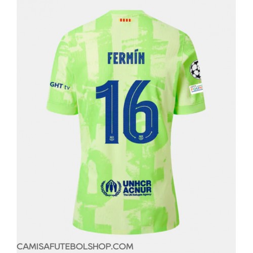 Camisa de time de futebol Barcelona Fermin Lopez #16 Replicas 3º Equipamento 2024-25 Manga Curta